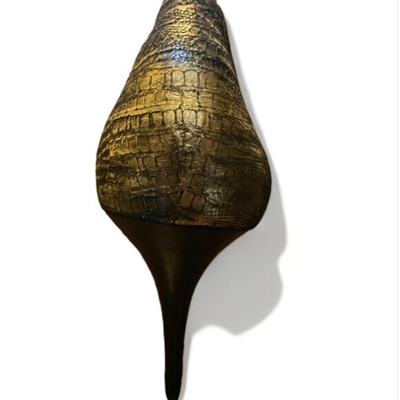 VINTAGE- ELIZABETH AND JAMES GOLD OCEAN HEELS SIZE - 10 -MSRP $295 - Picture 5 of 8